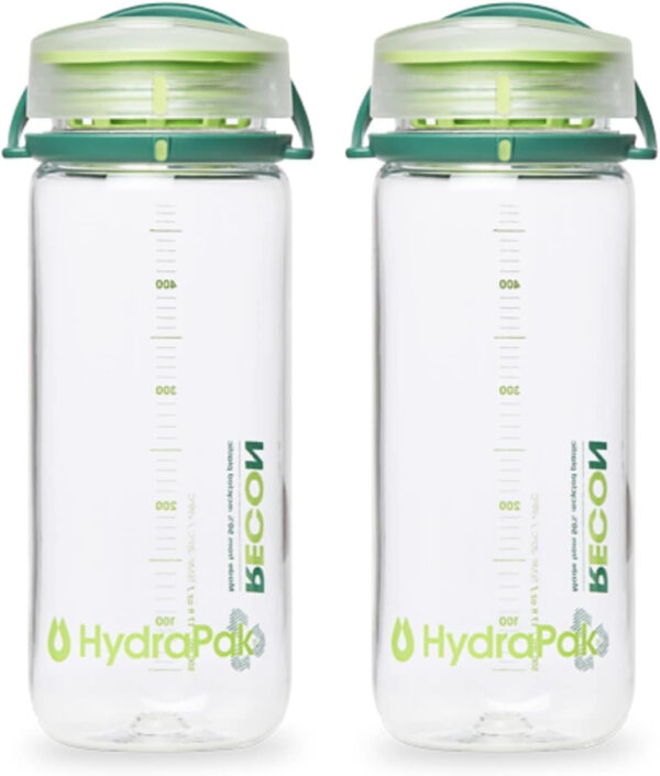 689ad1e94d0c18010ea83ca8be9ea878c711f522b9d02b383a24a.jpg HydraPak Recon Twist & Sip - Wide Mouth Recycled Plastic Water Bottle (24oz or 32oz) - Eco Friendly, BPA Free, Easy Carry