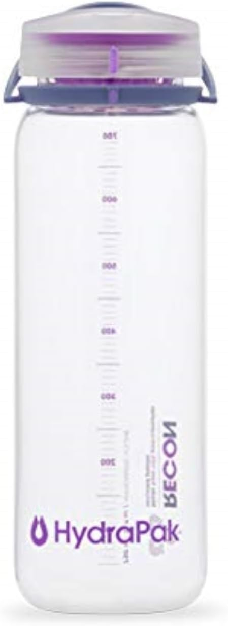 689ad1ebe103585580bb1e00e60b83f70dd0f8275e01cecdb5f33.jpg HydraPak Recon Twist & Sip - Wide Mouth Recycled Plastic Water Bottle (24oz or 32oz) - Eco Friendly, BPA Free, Easy Carry