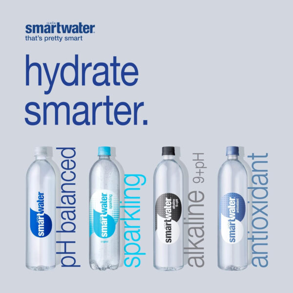 689ad27369cfb68ebaba5c9f67ae75e9d656aa9464ff0c7fd5d80.jpg Smartwater vapor distilled premium water , 16.9 Fl Oz (pack of 6)