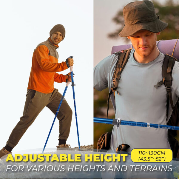 689ad5efc9c8121a1d2b7b8b8e9e52bee7599a7d26e233fe6b593.jpg TREKOLOGY Trekking Poles – Lightweight, Adjustable Hiking Sticks for Men & Women – Durable Aluminum, Compact & Foldable with Comfortable Grip – Perfect for Hiking, Walking & Seniors, TREKZ XE