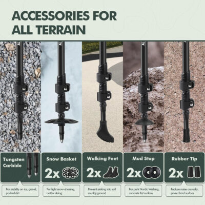 689ad61705909e6cadddba0ed9ae785a8aa9e9ab1ae9875f62896.jpg KINGGEAR Nordic Walking Stick, TP1 Hiking Poles Retractable Lightweight 7075 Aluminum, Trekking Poles with Flip Lock, Natural Cork and EVA Grip, 2pc Hiking Gear