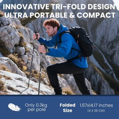 689ad6e780a30b7132f578e3d7d308dc6e14cd621ecafb0dbc19d.jpg Collapsible Hiking Poles, 7075 Aluminum Trekking Poles, 2pc Lightweight Folding Adjustable for Men & Women, Walking Sticks for Hiking, Camping, Backpacking