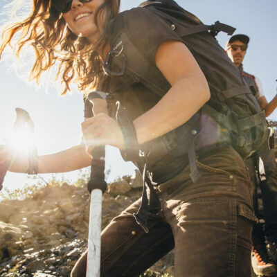 689ad78d0fca97e28cbb4e42d1a0034c6d1ddf18aea9aa224072d.jpg Cascade Mountain Tech Trekking Poles - Carbon Fiber Walking or Hiking Sticks with Quick Adjustable Locks