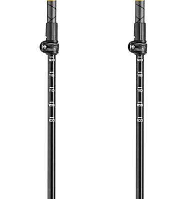 LEKI Khumbu Lite Aluminum Adjustable Lightweight Walking Poles for Trekking & Hiking