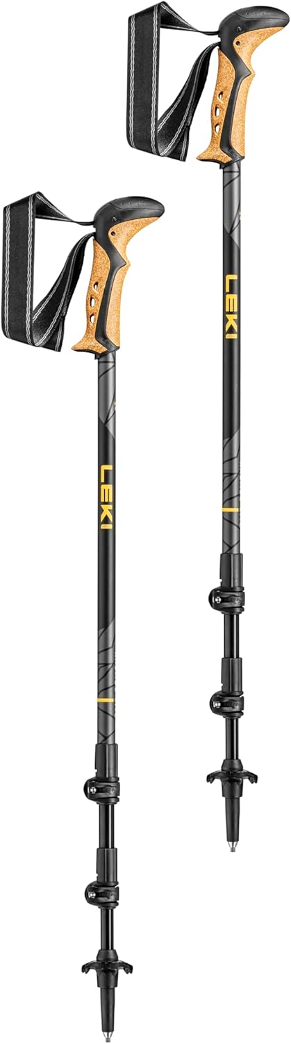 LEKI Khumbu Lite Aluminum Adjustable Lightweight Walking Poles for Trekking & Hiking