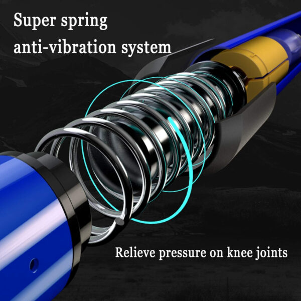 689ad895ccea9d63ecd509bae6ff1c6a4071983d3c1f8cc829ddc.jpg Aihoye Trekking Poles Shock Absorbing Adjustable Hiking or Walking Sticks for Hiking Collapsible Strong, 2-pc Pack Lightweight Walking Pole, All Terrain Accessories and Carry Bag