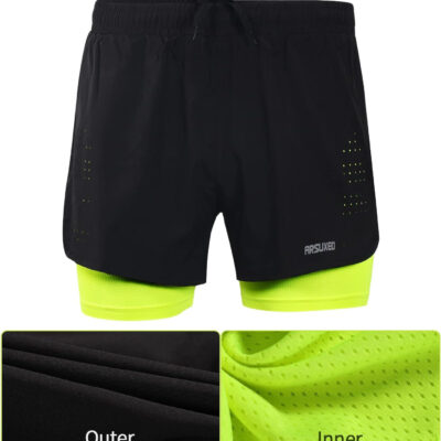 689ae32e21fd6808eea866d7615c3ec072caa04f7a844f765fe75.jpg ARSUXEO Men's Active Training Running Shorts 2 in 1