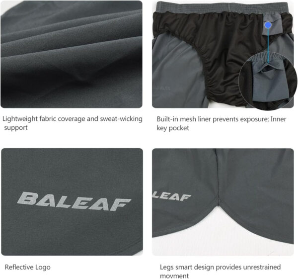 689ae419ce1fcd4e9d32e08ecb103556b8d53a3ba1b73ee17ff9e.jpg baleaf Men's 3” Running Shorts Gym Quick Dry Athletic Workout Pocket Lightweight Brief