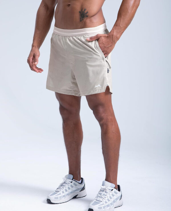 maamgic Men's 2 in 1 Gym Shorts 5 Inch Athletic Tennis Shorts Stretch Workout Running Shorts with Liner