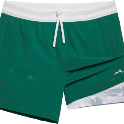 maamgic Men's 2 in 1 Gym Shorts 5 Inch Athletic Tennis Shorts Stretch Workout Running Shorts with Liner