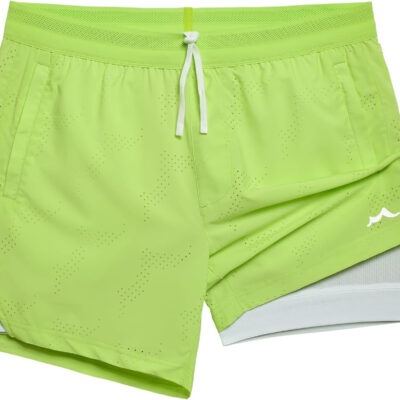 maamgic Men's 2 in 1 Gym Shorts 5 Inch Athletic Tennis Shorts Stretch Workout Running Shorts with Liner