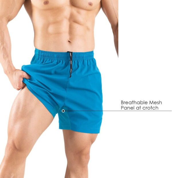 689ae881c8f75f17c78572a2b4dbc8a162231d200880a9e7f7665.jpg Men's 5" Running Shorts 2 Pack Quick Dry Athletic Workout Gym Shorts with Zipper Pockets