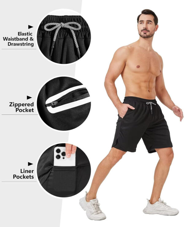 689aebe800fa452d22d3518582cfbb8db7cf02b6437d8b9c3fcb2.jpg 3 Pack Men's 2 In1 Gym Shorts Men with Pockets 7 inch Workout Shorts Men Running Shorts with Liner&Towel Loop