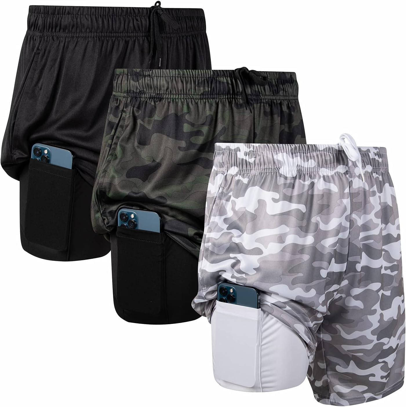689aed4b5f1838d5261f5112f1d417316c7e2be68a7784d977d49.jpg Ultra Performance 3 Pack Mens 2 in 1 Athletic Running Shorts 7 inch Inseam Workout Gym Compression Shorts for Men