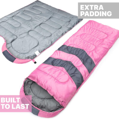 MalloMe Sleeping Bags for Adults Cold Weather & Warm - Backpacking Camping Sleeping Bag for Kids 10-12, Girls, Boys - Lightweight Compact Camping Essentials Gear Accessories Hiking Sleep Must Haves