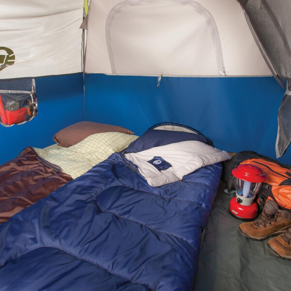 689b0b48b507469505d9d1ac9e80508c0ff0ce11403e3ed035b45.jpg Coleman Brazos 20/30°F Adult Cool-Weather Sleeping Bag with No-Snag Zipper & Stuff Sack, Machine Washable, Great for Camping, Traveling, Guests, & More