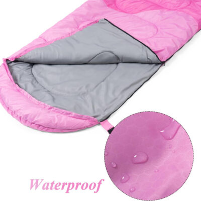 Sleeping Bag - 3 Seasons for Adults Kids Boys Girls Camping Hiking - Warm Cold Weather Lightweight Portable with Compression Bag for Backpacking in Spring, Summer, Fall and Winter