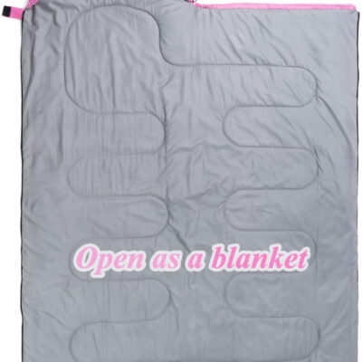 Sleeping Bag - 3 Seasons for Adults Kids Boys Girls Camping Hiking - Warm Cold Weather Lightweight Portable with Compression Bag for Backpacking in Spring, Summer, Fall and Winter