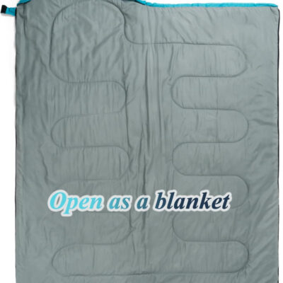 Sleeping Bag - 3 Seasons for Adults Kids Boys Girls Camping Hiking - Warm Cold Weather Lightweight Portable with Compression Bag for Backpacking in Spring, Summer, Fall and Winter