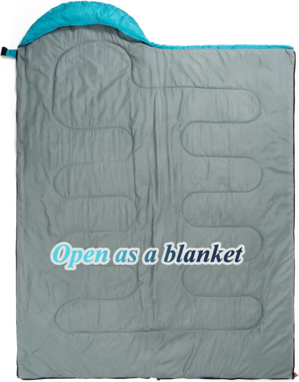 Sleeping Bag - 3 Seasons for Adults Kids Boys Girls Camping Hiking - Warm Cold Weather Lightweight Portable with Compression Bag for Backpacking in Spring, Summer, Fall and Winter