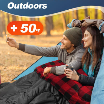 689b0be334fa92dacd8bf5bc95412504a5abed3e07d01894566a9.jpg MEREZA Flannel Double Sleeping Bag for Adults Cold Weather, XL Queen Size Sleeping Bag for All Season 2 Person Big and Tall Sleeping Bags for Camping 0 Degree with Pillow