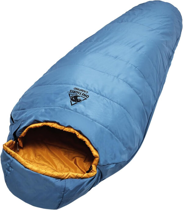 689b0c21b2c6ccc57f97754c6984f0347de9a3452f9c0996f8b18.jpg OneTigris Bushcrafter’s Sleeping Bags, Mummy Sleeping Bag for Camping Hiking Backpacking, Survival Gear