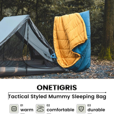 689b0c297e4f47cd3534bd21621adb3a4836cc77eb22a2fdd56d9.jpg OneTigris Bushcrafter’s Sleeping Bags, Mummy Sleeping Bag for Camping Hiking Backpacking, Survival Gear