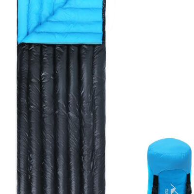 Tuphen Double Sleeping Bag, Sleeping Bag with 2 Pillows, Queen Size XL Bag for 2 People, Cold Warm Weather- 3 Seasons, Waterproof Adults for Camping, Backpacking or Hiking