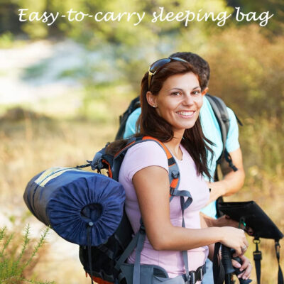 Tuphen Double Sleeping Bag, Sleeping Bag with 2 Pillows, Queen Size XL Bag for 2 People, Cold Warm Weather- 3 Seasons, Waterproof Adults for Camping, Backpacking or Hiking