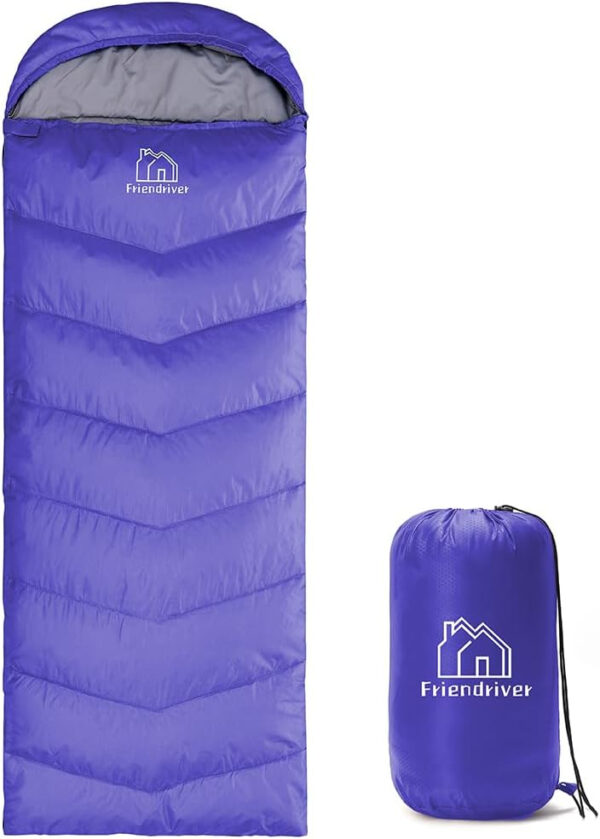 689b0e78bd2288c0a50c815e026c426d36e1d6f5b2d26180bece8.jpg XL Size Upgraded Version of Camping Sleeping Bag 4 Seasons Warm and Cool, Lighter Weight, Adults and Children Can Use Waterproof Camping Bag, Travel and Outdoor Activities
