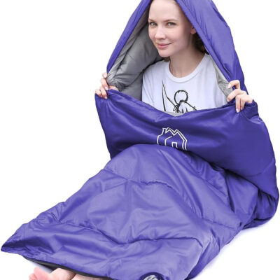 689b0e7b902515f02e7be81394c425c2cb4d0fd761cccdfa88831.jpg XL Size Upgraded Version of Camping Sleeping Bag 4 Seasons Warm and Cool, Lighter Weight, Adults and Children Can Use Waterproof Camping Bag, Travel and Outdoor Activities