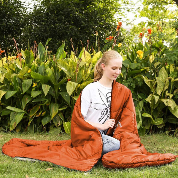 689b0e88bd9627f30bb8b6bfd1a25ad5a33d7f8ebd19b4b66fc60.jpg XL Size Upgraded Version of Camping Sleeping Bag 4 Seasons Warm and Cool, Lighter Weight, Adults and Children Can Use Waterproof Camping Bag, Travel and Outdoor Activities