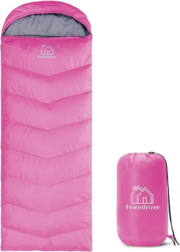 689b0e8a37cafbfc99159132058cf76823e95b45f62d03a42cb6d.jpg XL Size Upgraded Version of Camping Sleeping Bag 4 Seasons Warm and Cool, Lighter Weight, Adults and Children Can Use Waterproof Camping Bag, Travel and Outdoor Activities