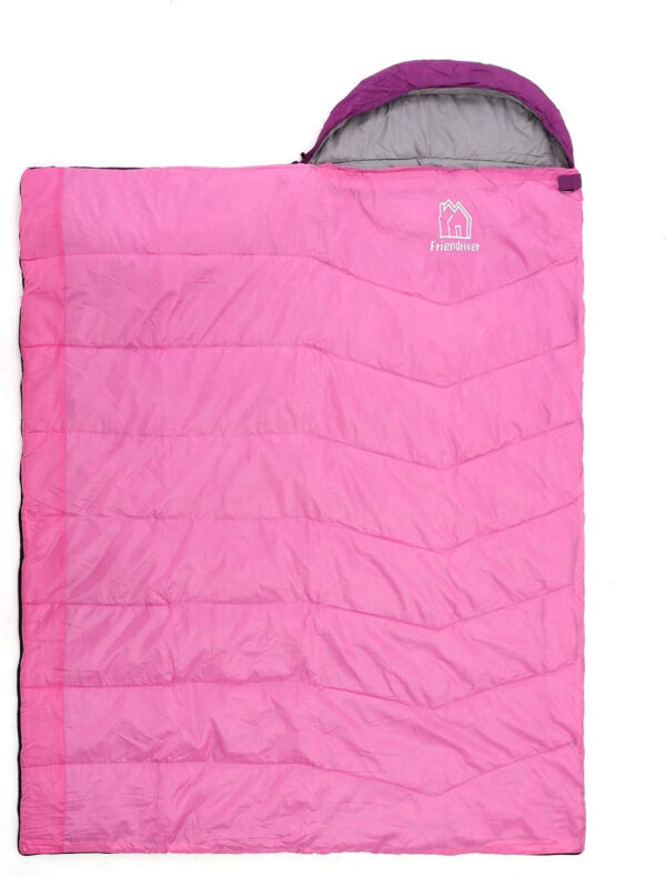 689b0e8c3a69315511d068a47fa92b94653f14d652e6f44deb5df.jpg XL Size Upgraded Version of Camping Sleeping Bag 4 Seasons Warm and Cool, Lighter Weight, Adults and Children Can Use Waterproof Camping Bag, Travel and Outdoor Activities