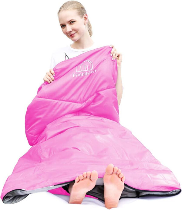 689b0e8fe17d3c5043155f6db3e29c0f977e4fd8bd82b86e5d235.jpg XL Size Upgraded Version of Camping Sleeping Bag 4 Seasons Warm and Cool, Lighter Weight, Adults and Children Can Use Waterproof Camping Bag, Travel and Outdoor Activities