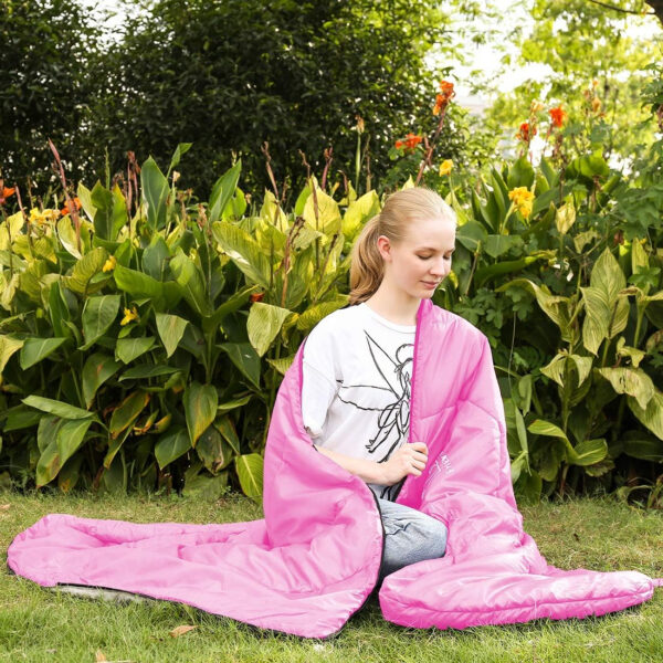 689b0e90ed1e814e07c467baf70d734f00385a23d16fdfcb19682.jpg XL Size Upgraded Version of Camping Sleeping Bag 4 Seasons Warm and Cool, Lighter Weight, Adults and Children Can Use Waterproof Camping Bag, Travel and Outdoor Activities