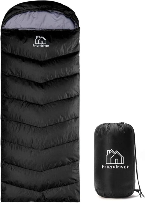689b0e9299f45be7b5e623966337ac84e2ad17161c8df16fc454a.jpg XL Size Upgraded Version of Camping Sleeping Bag 4 Seasons Warm and Cool, Lighter Weight, Adults and Children Can Use Waterproof Camping Bag, Travel and Outdoor Activities