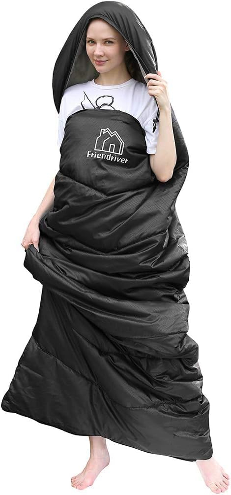 689b0e9a77585768e24945c0e867de442b2e0016f1ba179abcaa5.jpg XL Size Upgraded Version of Camping Sleeping Bag 4 Seasons Warm and Cool, Lighter Weight, Adults and Children Can Use Waterproof Camping Bag, Travel and Outdoor Activities