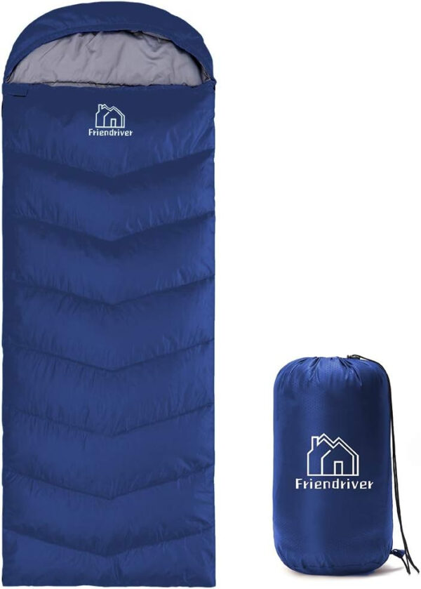 689b0e9d87ae4fb1be87da9cbecca565928d996da31e94711bbb4.jpg XL Size Upgraded Version of Camping Sleeping Bag 4 Seasons Warm and Cool, Lighter Weight, Adults and Children Can Use Waterproof Camping Bag, Travel and Outdoor Activities