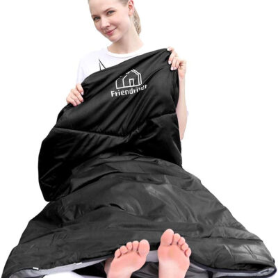 689b0eb49e2d879a25a02010584e7468b43539140188783d36262.jpg XL Size Upgraded Version of Camping Sleeping Bag 4 Seasons Warm and Cool, Lighter Weight, Adults and Children Can Use Waterproof Camping Bag, Travel and Outdoor Activities