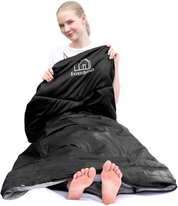 689b0eb49e2d879a25a02010584e7468b43539140188783d36262.jpg XL Size Upgraded Version of Camping Sleeping Bag 4 Seasons Warm and Cool, Lighter Weight, Adults and Children Can Use Waterproof Camping Bag, Travel and Outdoor Activities