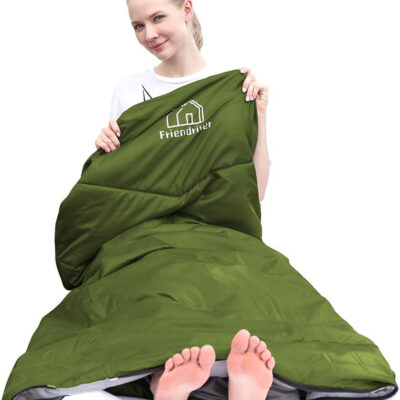 689b0ebd6381d7e122071b53451c925e064e7482eb2f5bedb2d14.jpg XL Size Upgraded Version of Camping Sleeping Bag 4 Seasons Warm and Cool, Lighter Weight, Adults and Children Can Use Waterproof Camping Bag, Travel and Outdoor Activities