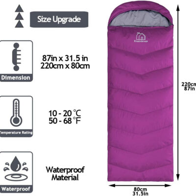 689b0ec0aba0d5c98588f5e9f8d40b9c1029b7f357763caa48719.jpg XL Size Upgraded Version of Camping Sleeping Bag 4 Seasons Warm and Cool, Lighter Weight, Adults and Children Can Use Waterproof Camping Bag, Travel and Outdoor Activities