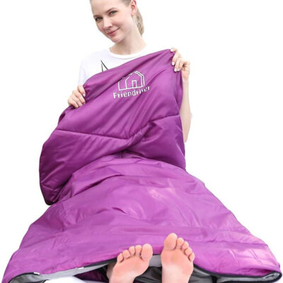 689b0ec5ea05f6f22352ab100c6e96cef00cb1a54e95d49abb7ef.jpg XL Size Upgraded Version of Camping Sleeping Bag 4 Seasons Warm and Cool, Lighter Weight, Adults and Children Can Use Waterproof Camping Bag, Travel and Outdoor Activities