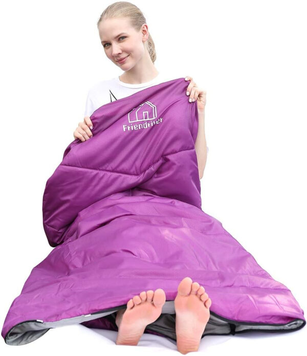 689b0ec5ea05f6f22352ab100c6e96cef00cb1a54e95d49abb7ef.jpg XL Size Upgraded Version of Camping Sleeping Bag 4 Seasons Warm and Cool, Lighter Weight, Adults and Children Can Use Waterproof Camping Bag, Travel and Outdoor Activities