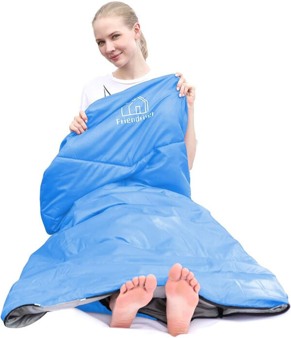 689b0ecd802cbe7640932d082aca94971b9eaa4cba38e941fb5e4.jpg XL Size Upgraded Version of Camping Sleeping Bag 4 Seasons Warm and Cool, Lighter Weight, Adults and Children Can Use Waterproof Camping Bag, Travel and Outdoor Activities