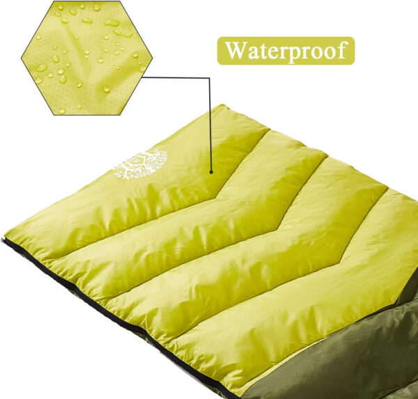 689b0f62f327df328777a307f8149e7dc571cf72038b2f5a7e030.jpg Sleeping Bag 4 Seasons Adults & Kids for Camping Hiking Trips Warm Cool Weather,Lightweight and Waterproof with Compression Bag,Indoors Outdoors Activities