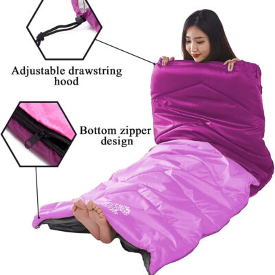 689b0f6e452fd4bb37967b7703d10ce6699bf2a70a220f41624db.jpg Sleeping Bag 4 Seasons Adults & Kids for Camping Hiking Trips Warm Cool Weather,Lightweight and Waterproof with Compression Bag,Indoors Outdoors Activities