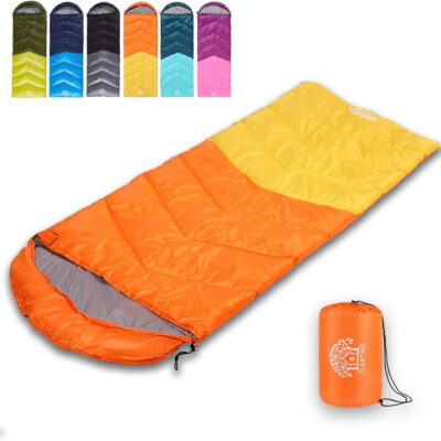 689b0f70b9a2bd067feb5e95961db682423b65c165e3623657f21.jpg Sleeping Bag 4 Seasons Adults & Kids for Camping Hiking Trips Warm Cool Weather,Lightweight and Waterproof with Compression Bag,Indoors Outdoors Activities