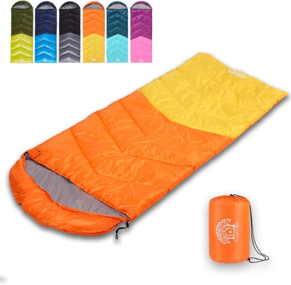 689b0f70b9a2bd067feb5e95961db682423b65c165e3623657f21.jpg Sleeping Bag 4 Seasons Adults & Kids for Camping Hiking Trips Warm Cool Weather,Lightweight and Waterproof with Compression Bag,Indoors Outdoors Activities